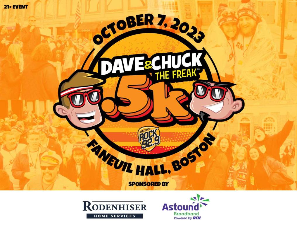 Dave & Chuck the Freak .5k at Faneuil Hall on October 7, 2023.