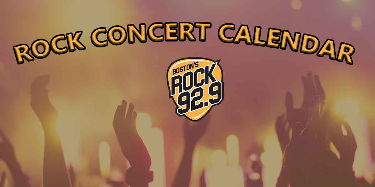 Your New England Rock Concert Calendar