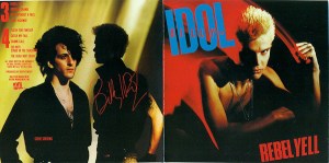 Billy Idol 'Rebel Yell' front and back cover