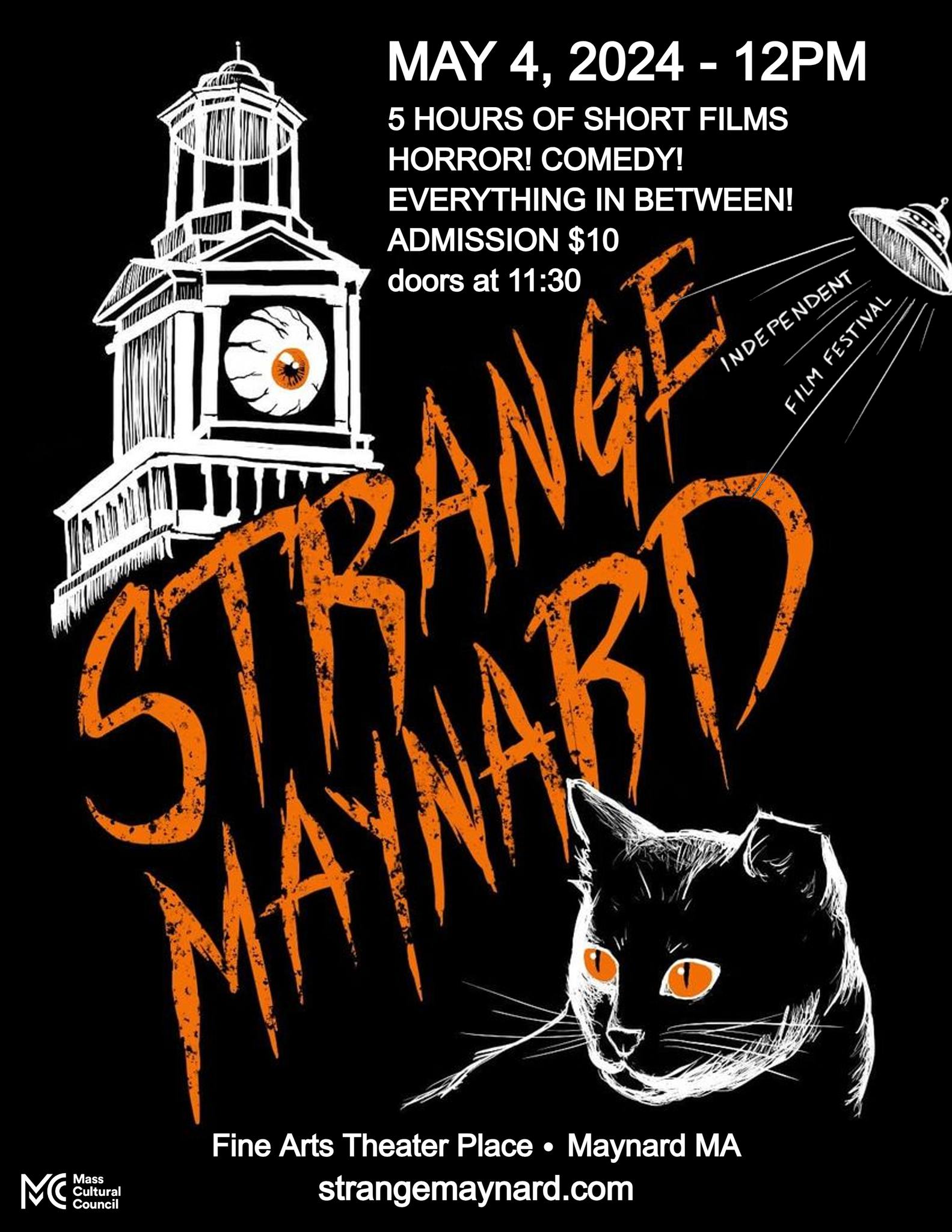 Strange Maynard Film Festival 2024 Flyer